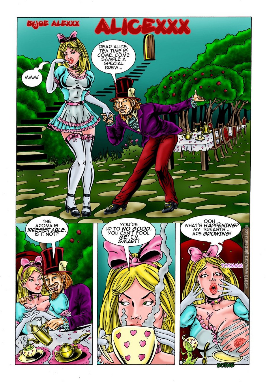 Alice in Wonderland masturbate